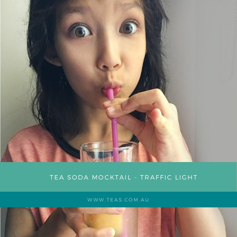 Tea Soda Mocktail - Traffic Light